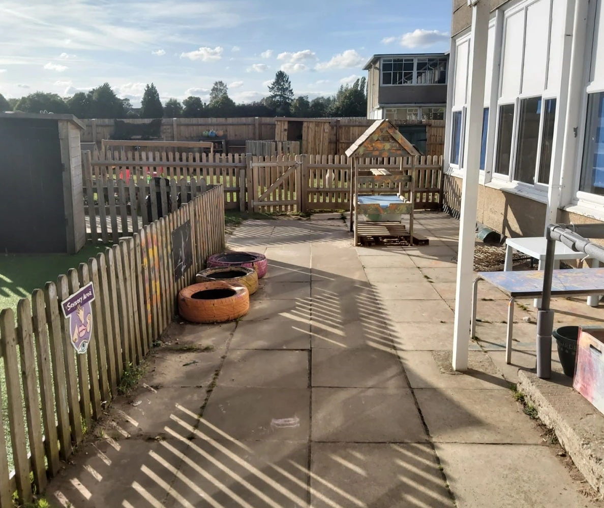 Outdoor play area